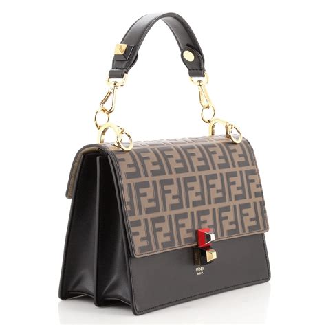 fendi kan i logo bag|kan i bag leather medium.